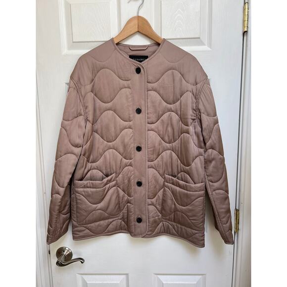 ALLSAINTS Torin Jacket in Dusty Pink - Picture 1 of 15